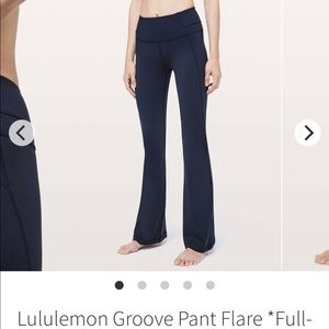 NWT Lululemon Groove Flare HR Pant 32.5”: Size 10